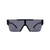 Monster Series UV Protected Square Sunglasses - Black Frame Grey Lens Monster Series UV Protected Square Sunglasses - Black Frame Grey Lens