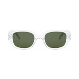 Dotted Series Retro Y2K Rectangle Polarized Sunglasses - Transparent Green Dotted Series Retro Y2K Rectangle Polarized Sunglasses - Transparent Green