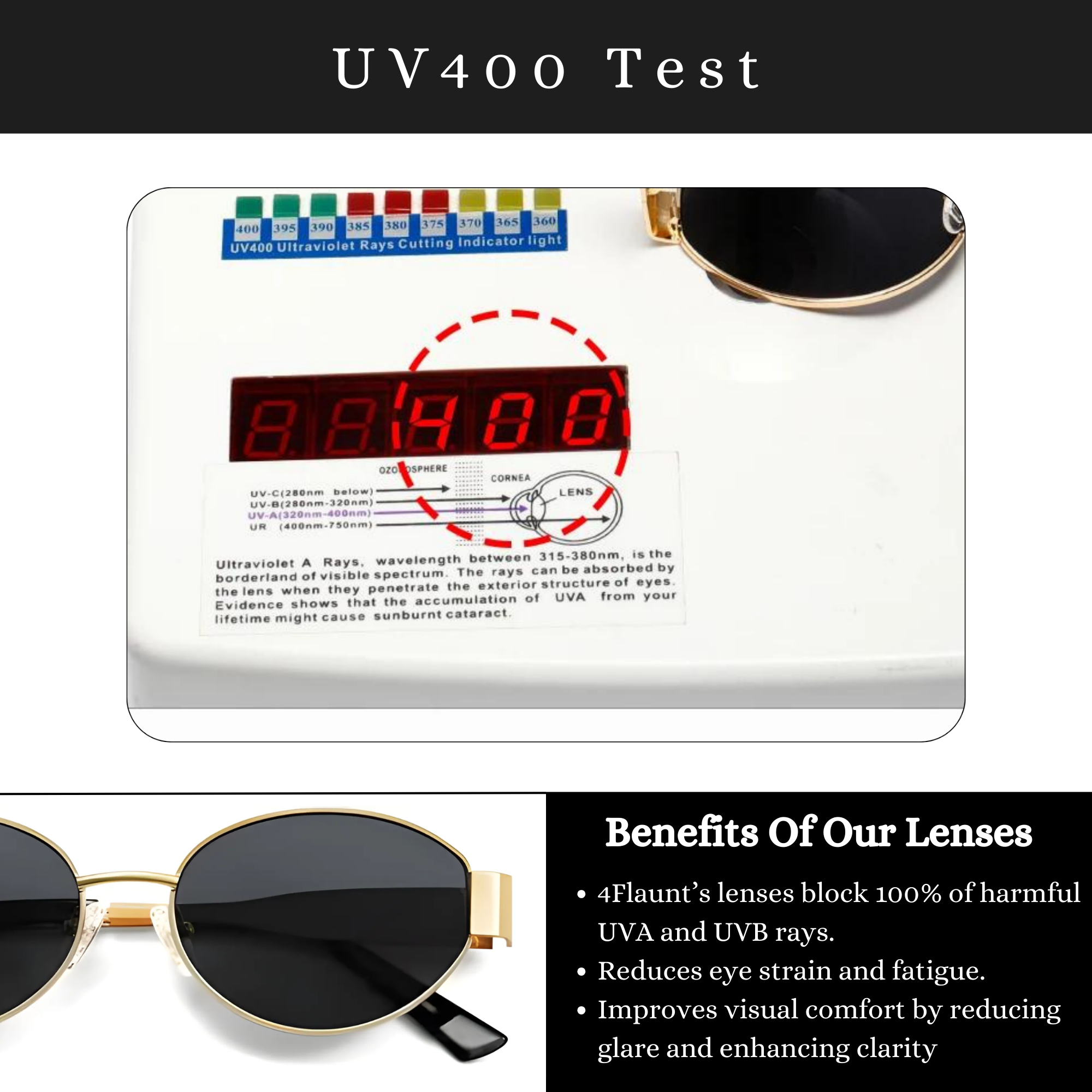 essntl Series Retro Oval Sunglasses For Women & Men - Gold Grey essntl Series Retro Oval Sunglasses For Women & Men - Gold Grey