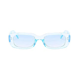 Rectro Series Retro Rectangular Sunglasses - Crystal Blue Rectro Series Retro Rectangular Sunglasses - Crystal Blue