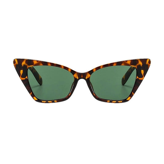 Fame Series Cateye Sunglasses For Women - Leopard Print