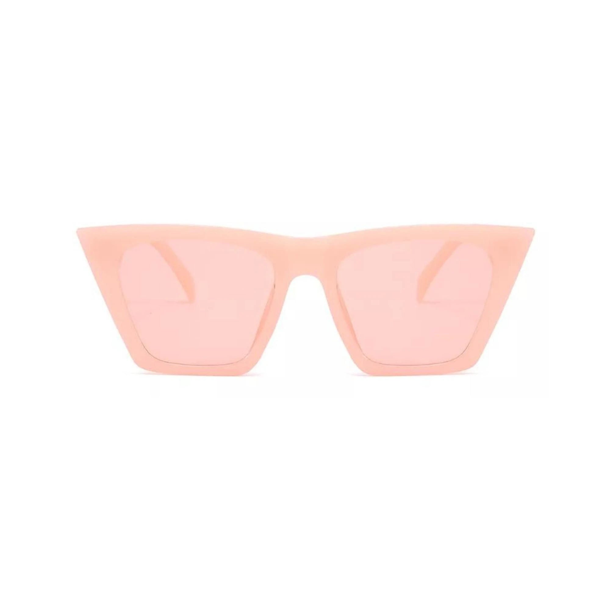 Flat Top Cateye Sunglasses For Women - Barbie Pink Flat Top Cateye Sunglasses For Women - Barbie Pink