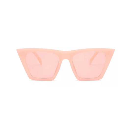Flat Top Cateye Sunglasses For Women - Barbie Pink