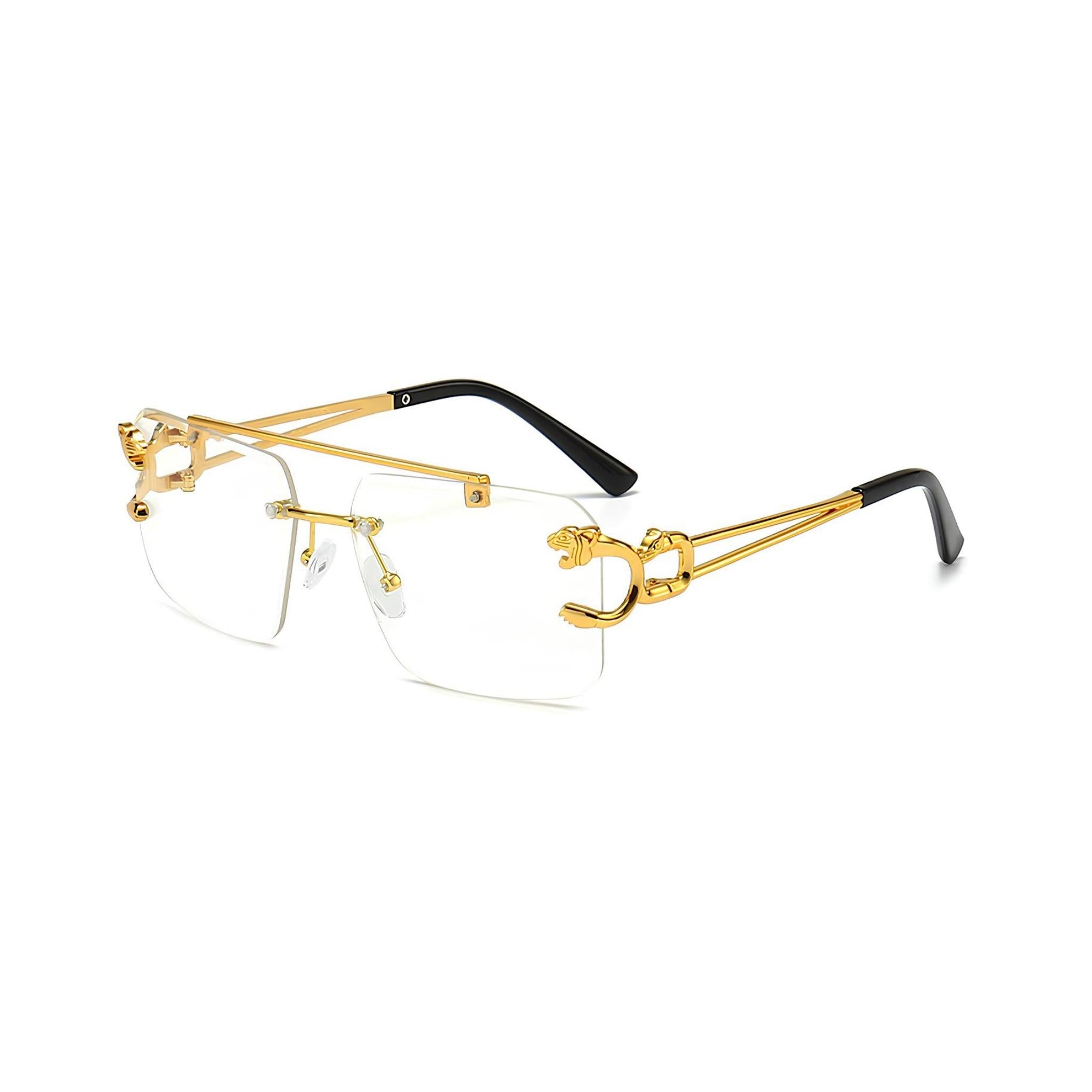HautRim Series Rimless Square Unisex Computer Glasses (Zero Power) HautRim Series Rimless Square Unisex Computer Glasses (Zero Power)