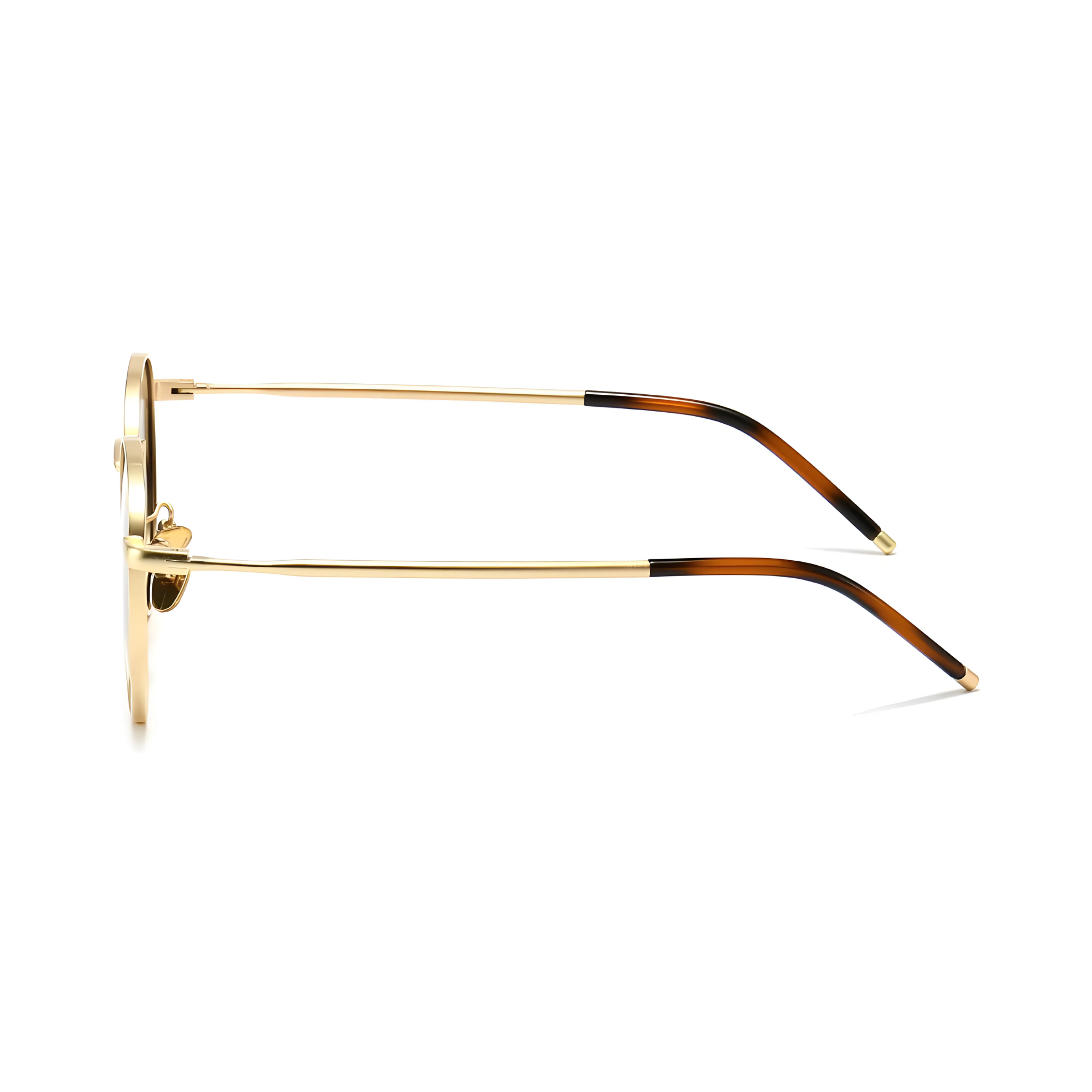 essntl series Vintage Round Sunglasses For Men & Women Gold Black essntl series Vintage Round Sunglasses For Men & Women Gold Black
