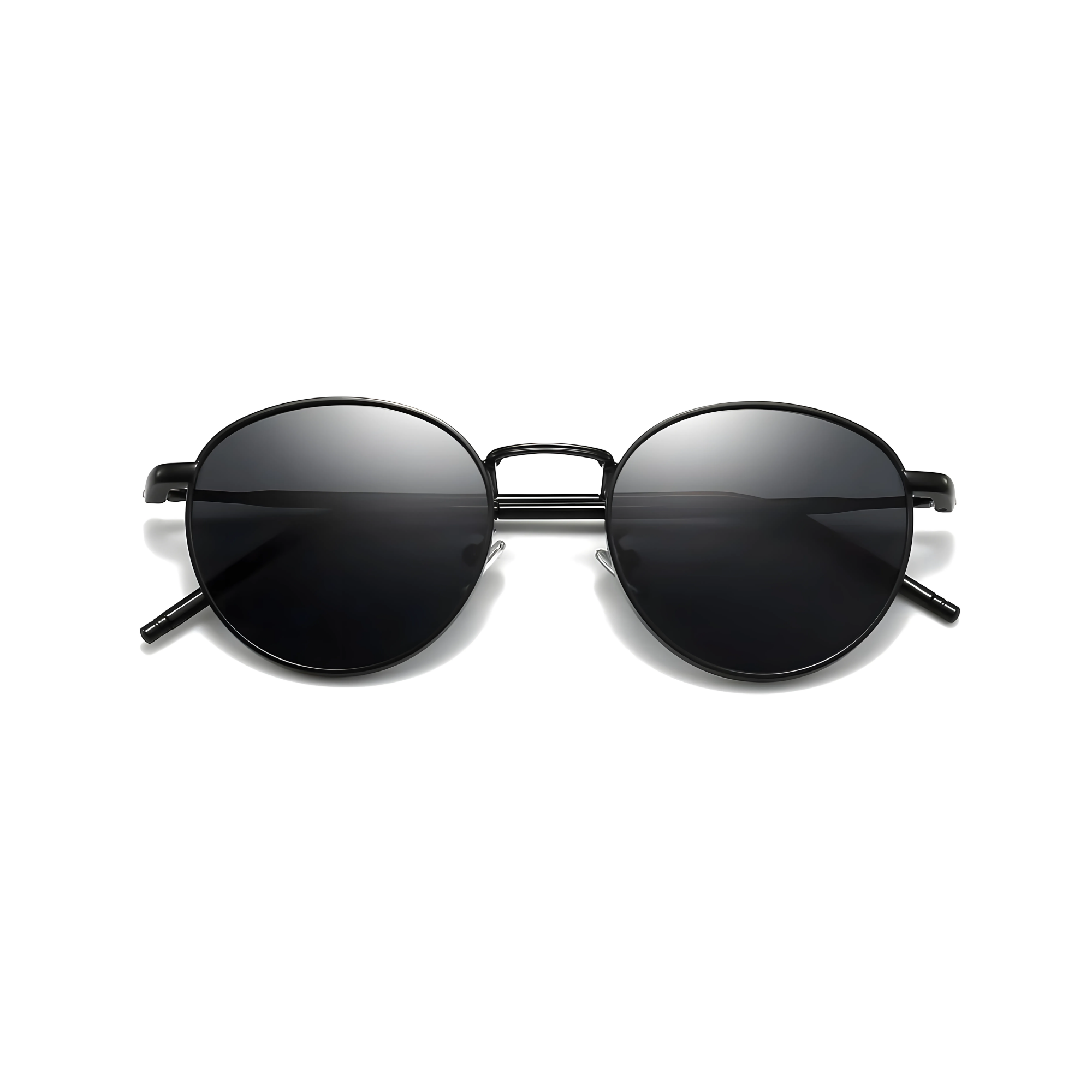 essntl series Vintage Round Sunglasses For Men & Women Black essntl series Vintage Round Sunglasses For Men & Women Black
