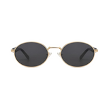 essntl Series Retro Oval Sunglasses For Men & Women - Golden Ash essntl Series Retro Oval Sunglasses For Men & Women - Golden Ash