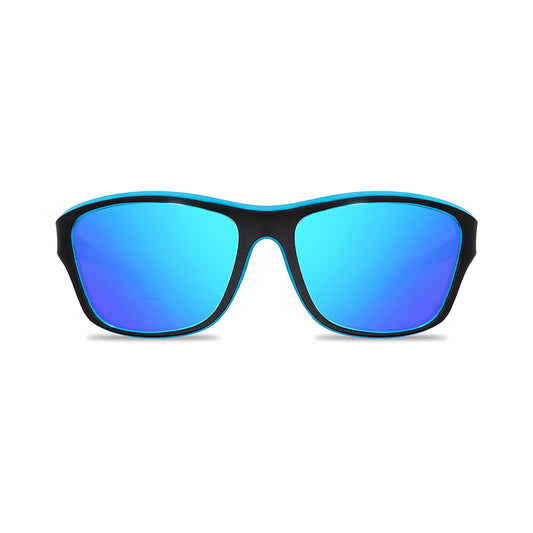 Xplorer Series Polarized Sports Sunglasses - Blue Mirrored