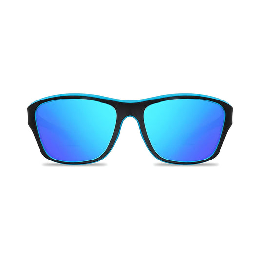 Xplorer Series Polarized Sports Sunglasses - Blue Mirrored