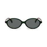 essntl series Retro Vintage 90s Oval Sunglasses For Men & Women - Green Leopard Grey essntl series Retro Vintage 90s Oval Sunglasses For Men & Women - Green Leopard Grey