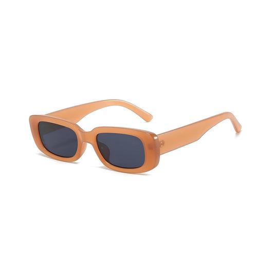 Rectro Series Retro Rectangular Sunglasses - Orange