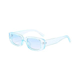 Rectro Series Retro Rectangular Sunglasses - Crystal Blue Rectro Series Retro Rectangular Sunglasses - Crystal Blue