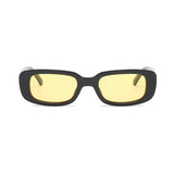 Rectro Series Retro Rectangular Sunglasses - Black-Yellow Rectro Series Retro Rectangular Sunglasses - Black-Yellow