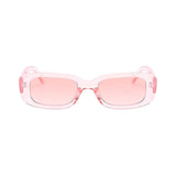 Rectro Series Retro Rectangular Sunglasses - Crystal Pink Rectro Series Retro Rectangular Sunglasses - Crystal Pink