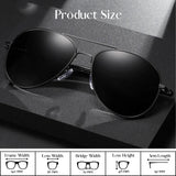 PoshPilot Klassic Series Polarized Aviator Sunglasses For Men & Women - Gun Frame Grey Lens PoshPilot Klassic Series Polarized Aviator Sunglasses For Men & Women - Gun Frame Grey Lens