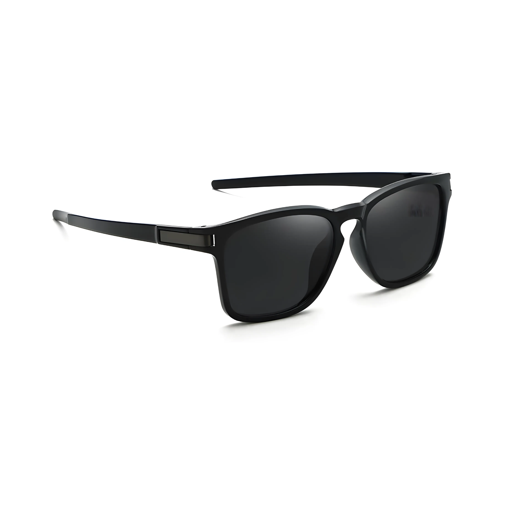 Klassic Series Polarized Sports Rectangular Sunglasses For Men & Women - (Matte Black Frame Grey Lenses) Klassic Series Polarized Sports Rectangular Sunglasses For Men & Women - (Matte Black Frame Grey Lenses)