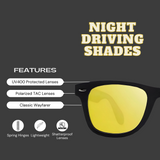 Klassic Series Polarized Wayfarer Sunglasses For Men & Women - (Grey & Yellow Lenses) Klassic Series Polarized Wayfarer Sunglasses For Men & Women - (Grey & Yellow Lenses)