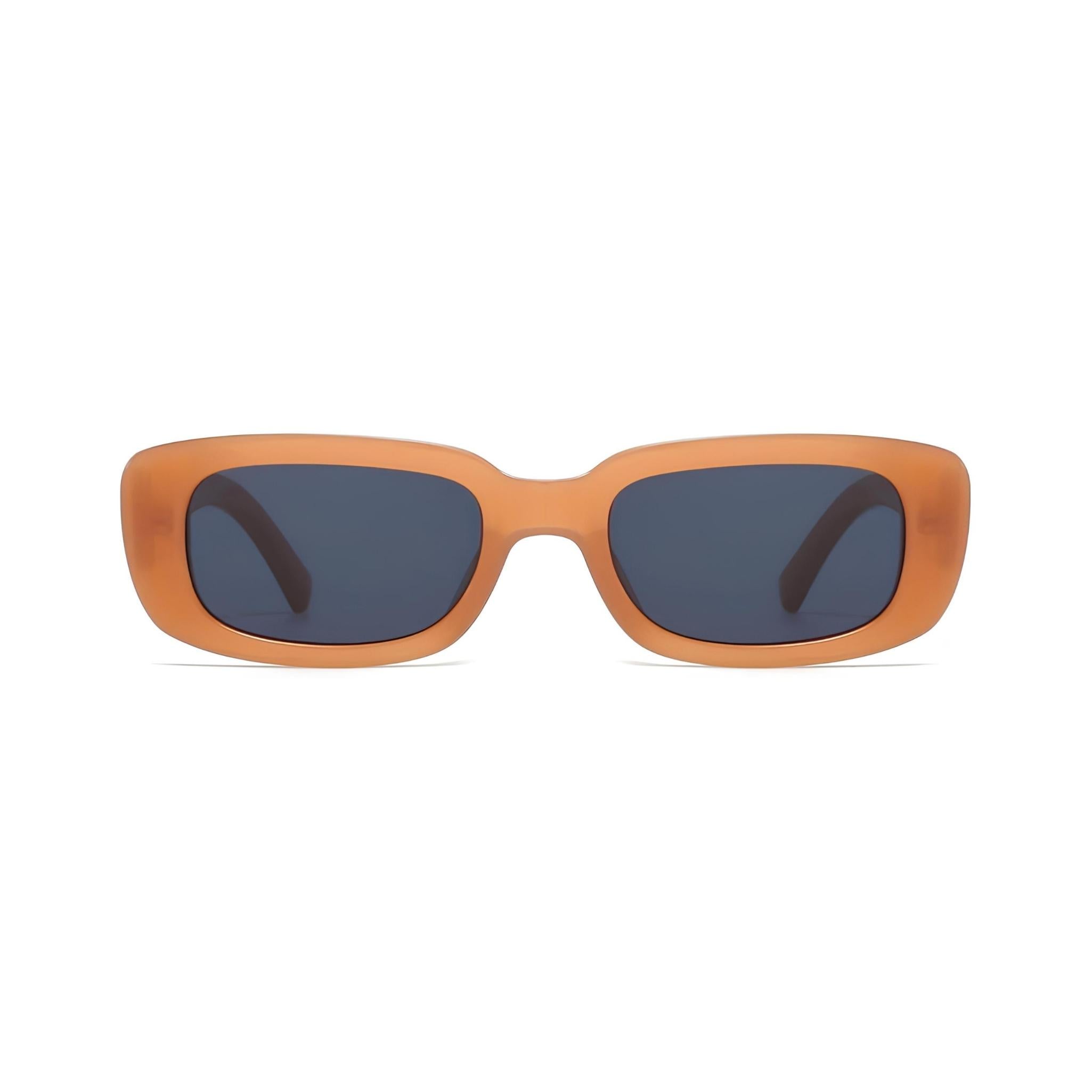 Rectro Series Retro Rectangular Sunglasses - Orange Rectro Series Retro Rectangular Sunglasses - Orange