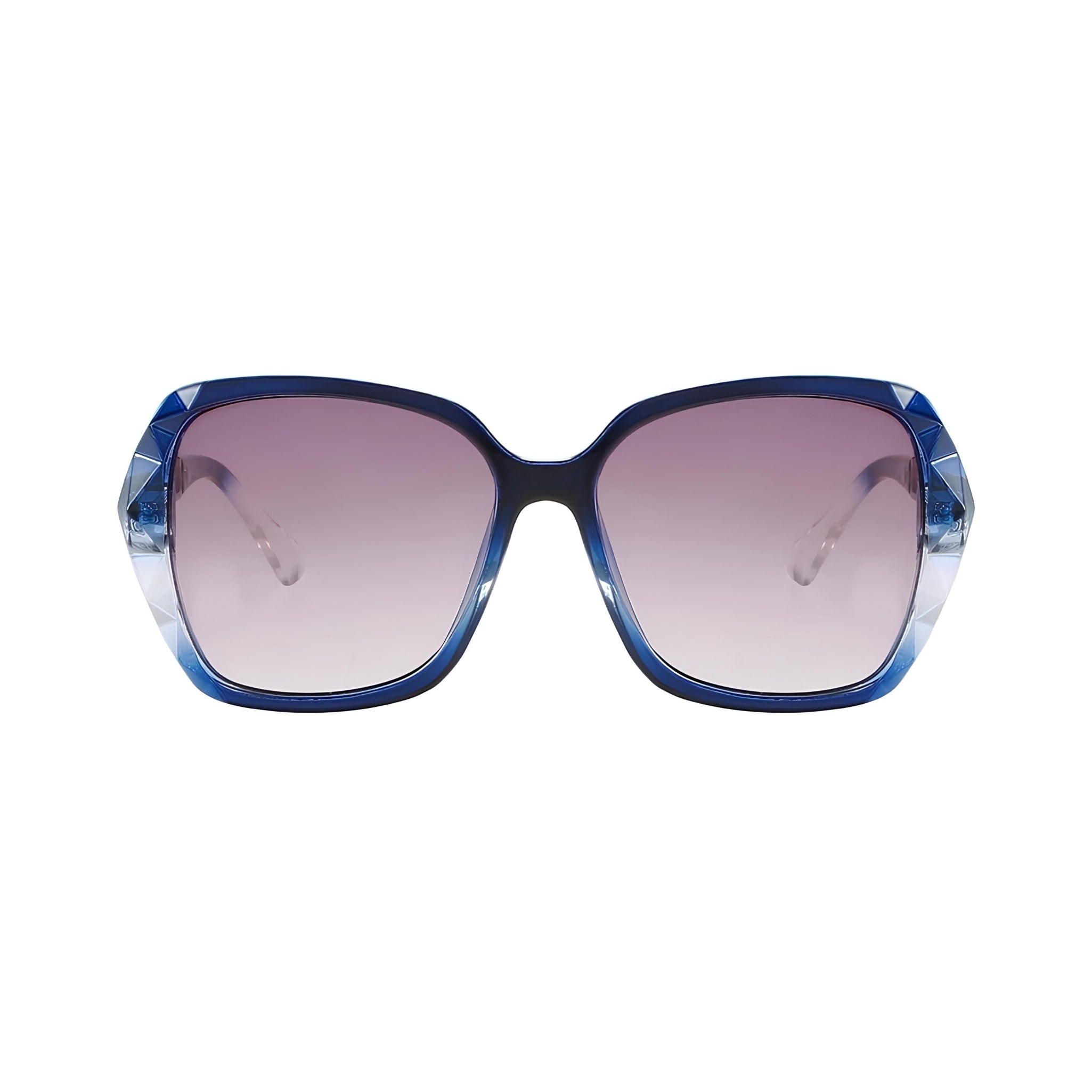 Royal Series Oval Oversized Sunglasses For Women - Blue Royal Series Oval Oversized Sunglasses For Women - Blue