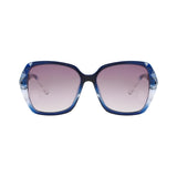 Royal Series Oval Oversized Sunglasses For Women - Blue Royal Series Oval Oversized Sunglasses For Women - Blue