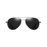 PoshPilot Klassic Series Polarized Aviator Sunglasses For Men & Women - Gun Frame Grey Lens PoshPilot Klassic Series Polarized Aviator Sunglasses For Men & Women - Gun Frame Grey Lens