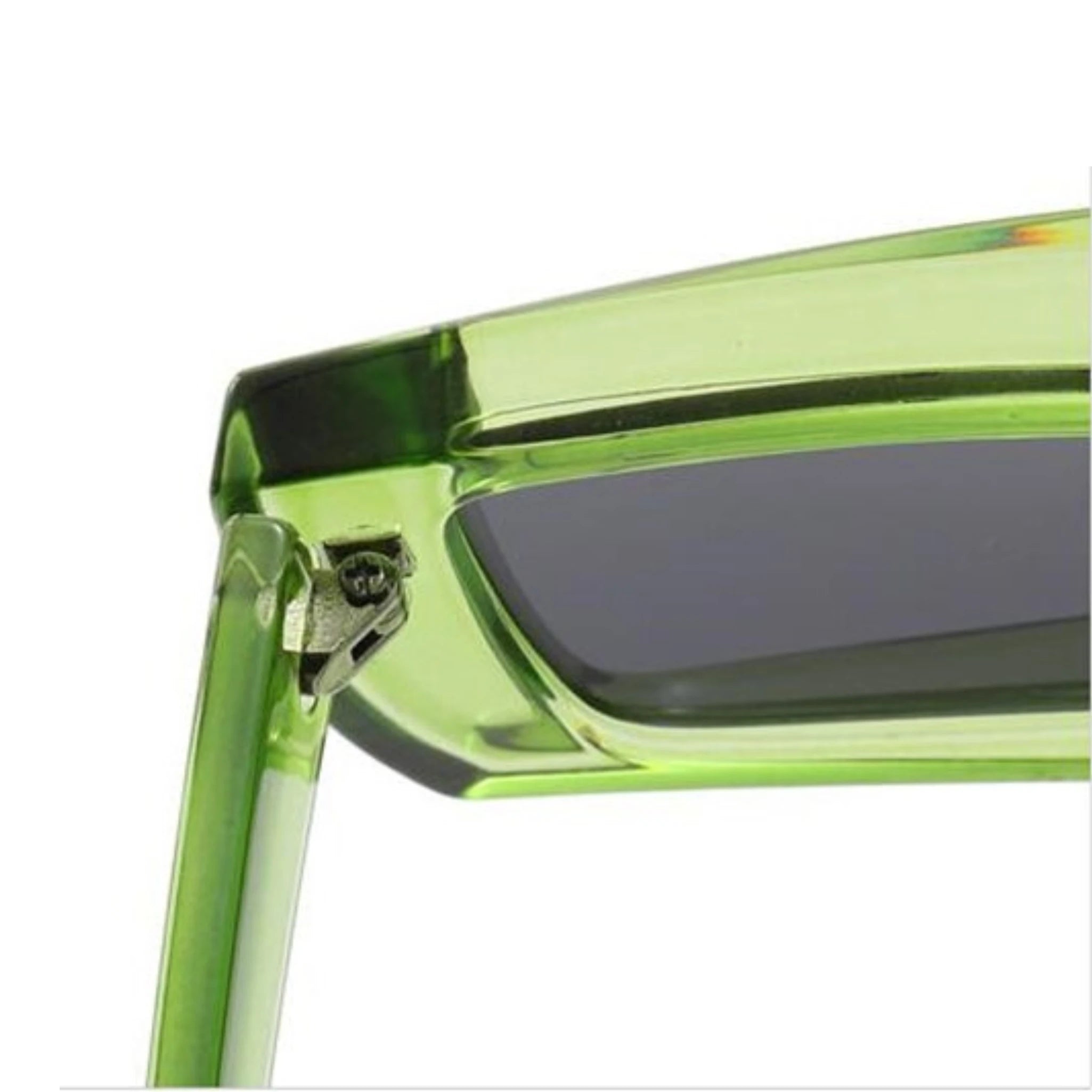 Futuristic Series Street Wear Y2K Rectangle Sunglasses - Neon Green Futuristic Series Street Wear Y2K Rectangle Sunglasses - Neon Green