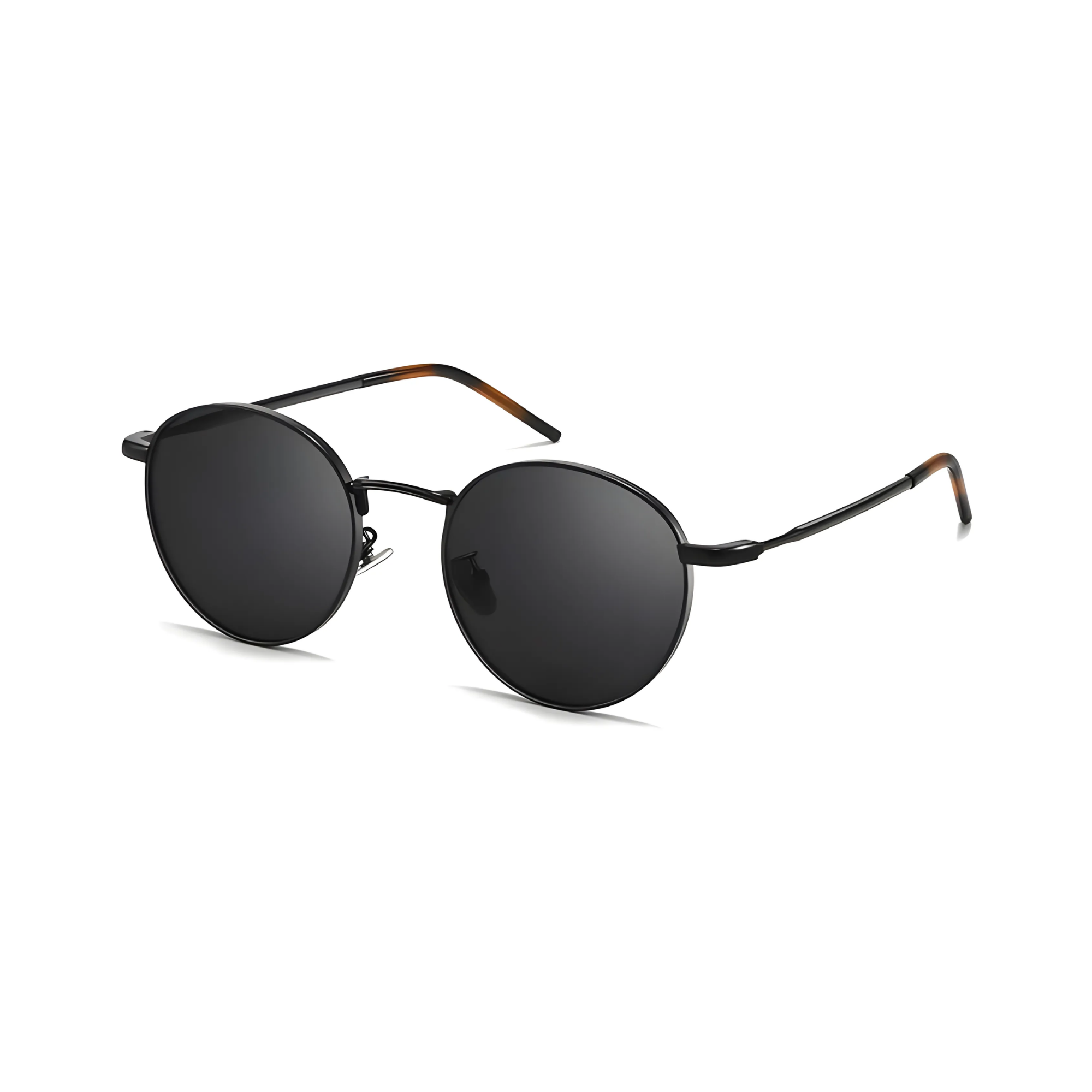 essntl series Vintage Round Sunglasses For Men & Women Black essntl series Vintage Round Sunglasses For Men & Women Black