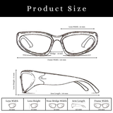 Futuristic Series Y2K Wraparound Sunglasses - Black Frame Grey Lenses Futuristic Series Y2K Wraparound Sunglasses - Black Frame Grey Lenses