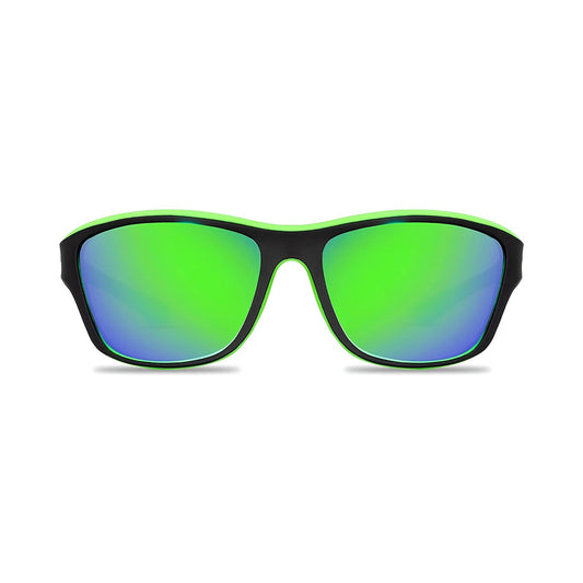 Xplorer Series Polarized Sports Sunglasses - Green Mirrored