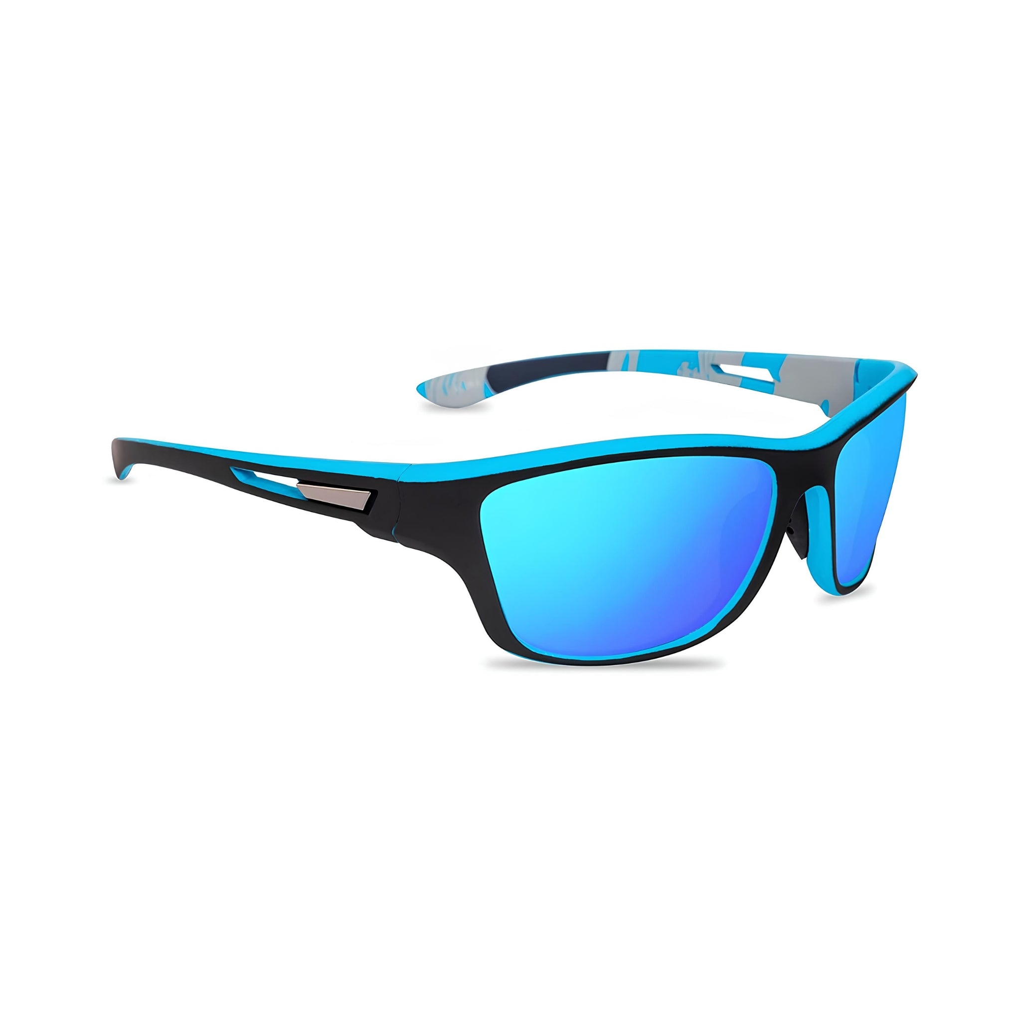 Xplorer Series Polarized Sports Sunglasses - Blue Mirrored Xplorer Series Polarized Sports Sunglasses - Blue Mirrored