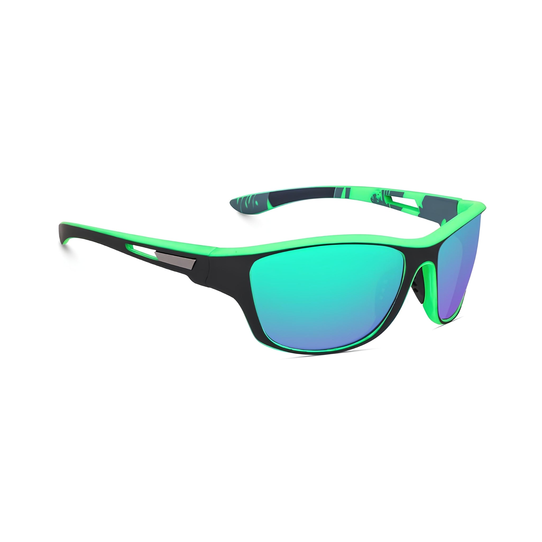 Xplorer Series Polarized Sports Sunglasses - Green Mirrored Xplorer Series Polarized Sports Sunglasses - Green Mirrored