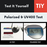 PoshPilot Klassic Series Polarized Aviator Sunglasses For Men & Women - Gun Frame Grey Lens PoshPilot Klassic Series Polarized Aviator Sunglasses For Men & Women - Gun Frame Grey Lens