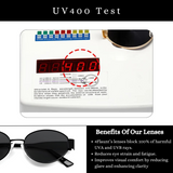 essntl Series Retro Oval Sunglasses For Women & Men - Matte Black Frame Grey Lenses essntl Series Retro Oval Sunglasses For Women & Men - Matte Black Frame Grey Lenses