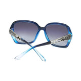 Royal Series Oval Oversized Sunglasses For Women - Blue Royal Series Oval Oversized Sunglasses For Women - Blue