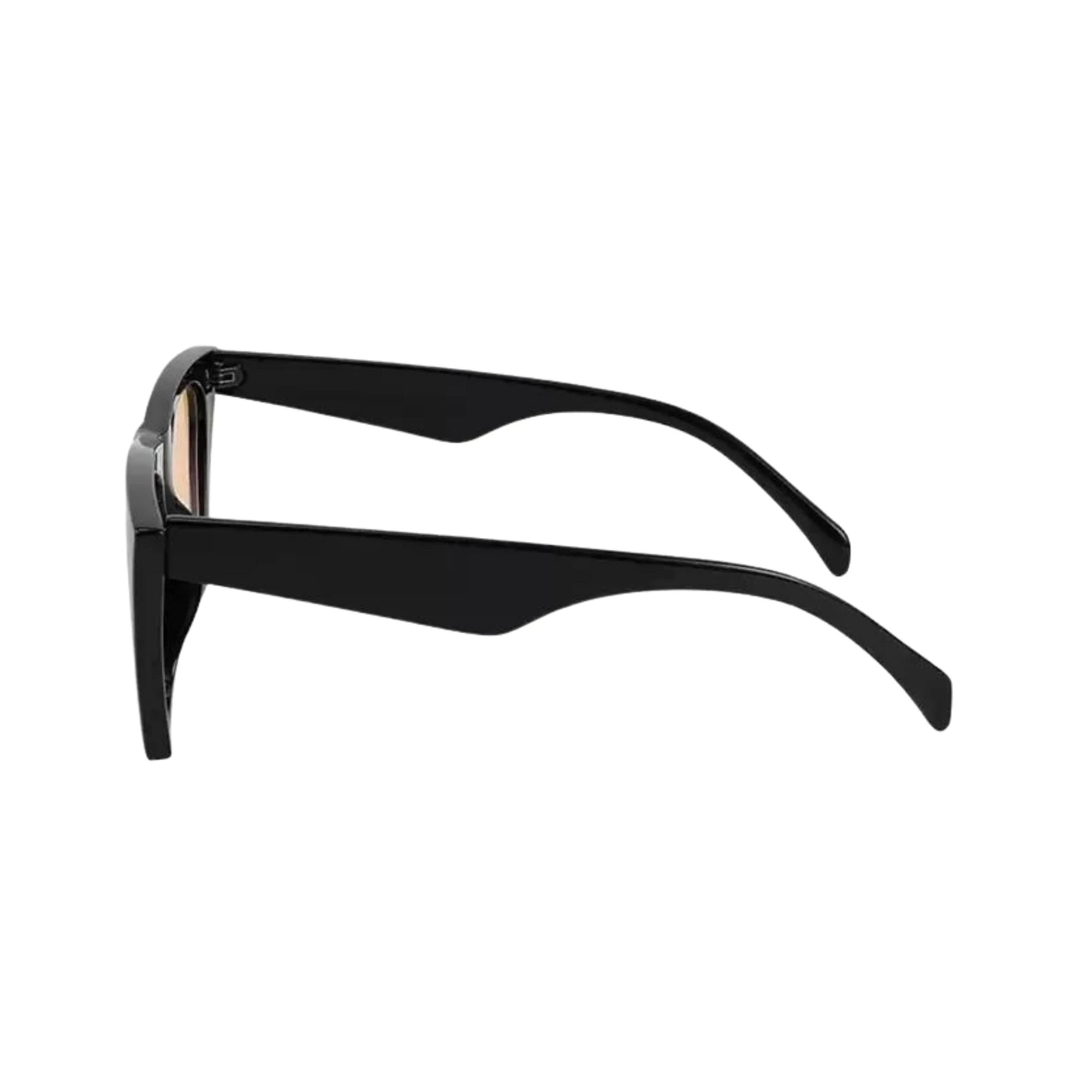 Flat Top Cateye Sunglasses For Women - Yellow Flat Top Cateye Sunglasses For Women - Yellow