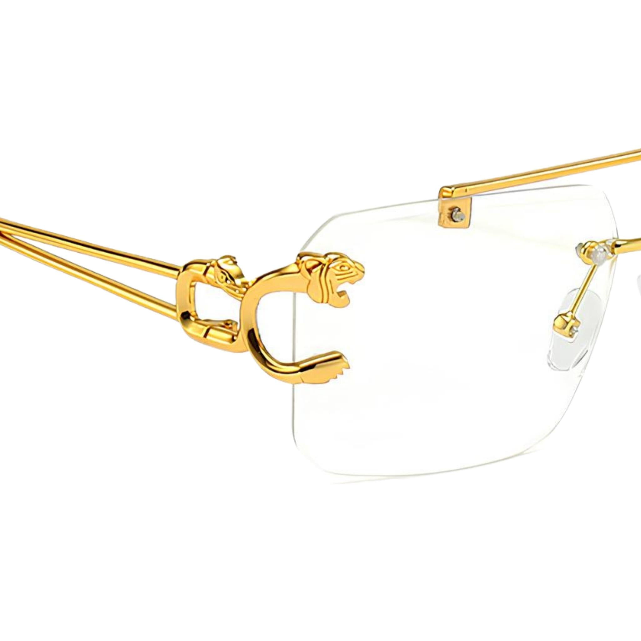 HautRim Series Rimless Square Unisex Computer Glasses (Zero Power) HautRim Series Rimless Square Unisex Computer Glasses (Zero Power)