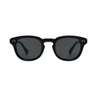 Dotted Series Panto Vintage Sunglasses for Men & Women - Black