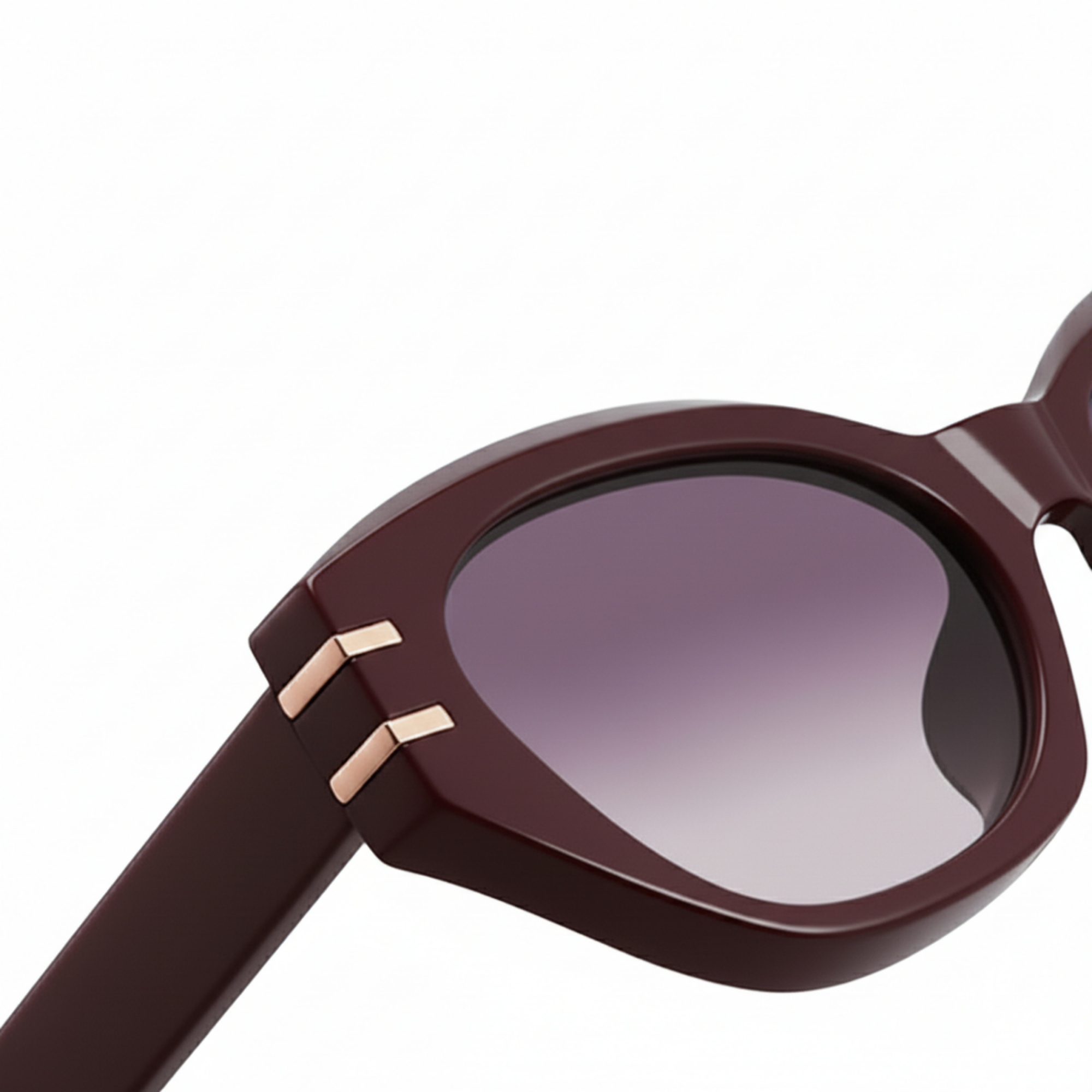 Muse Cat Eye Sunglasses For Men & Women - Bordeaux