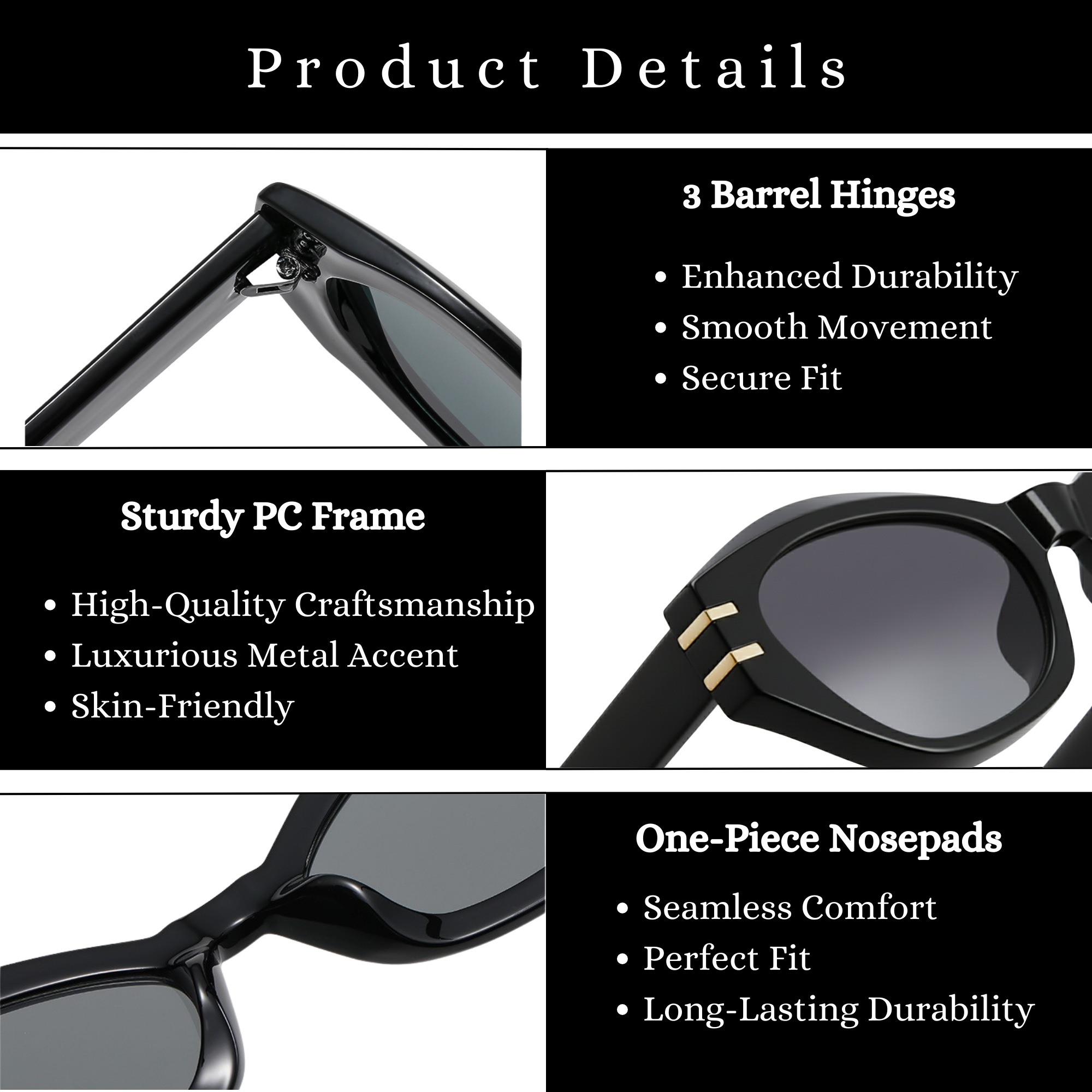 Muse Cat Eye Sunglasses For Men & Women - Demi