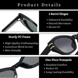 Muse Cat Eye Sunglasses For Men & Women - Demi