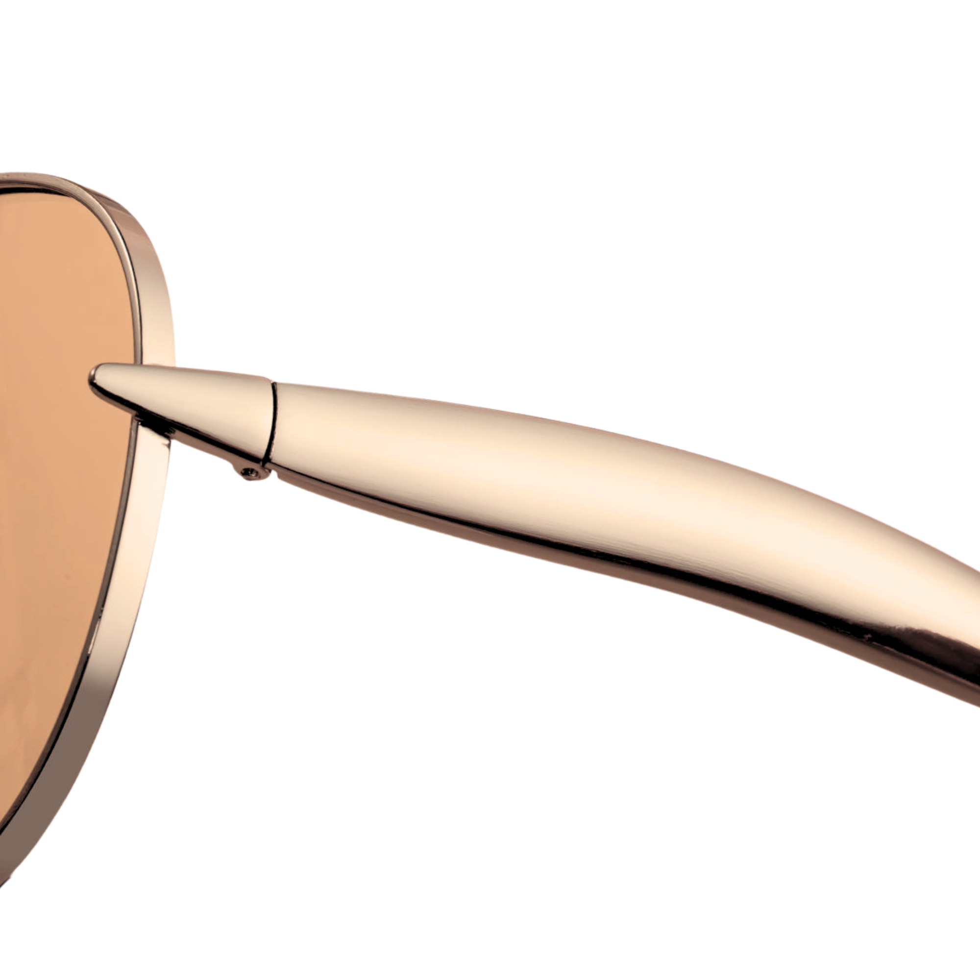 Aurelio Aviator Sunglasses - Gold Amber