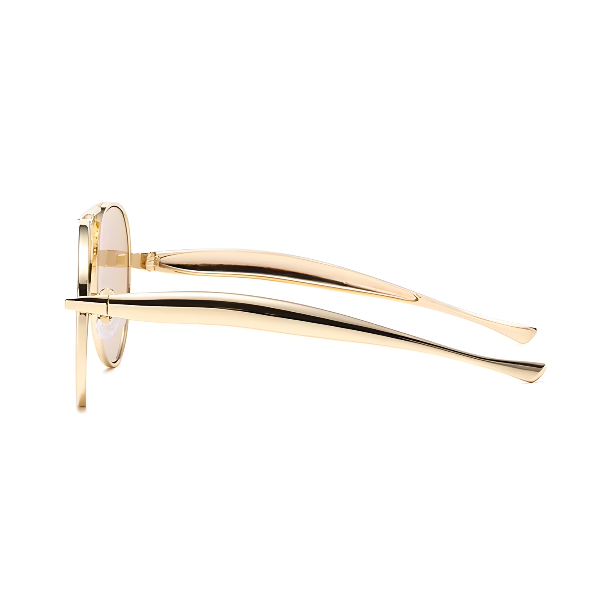 Aurelio Aviator Sunglasses - Gold Amber