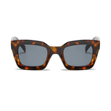 Dotted Series 3 Dots Square Sunglasses - Demi Grey