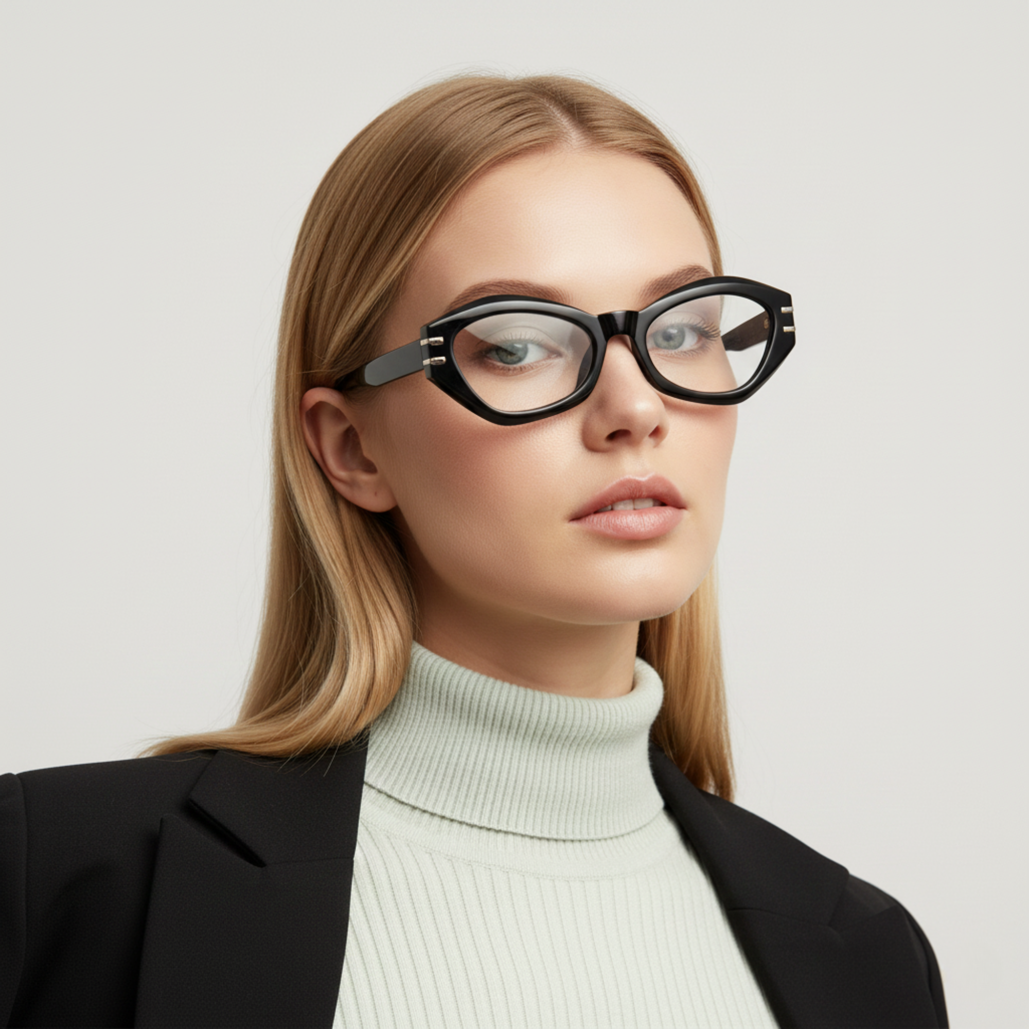 Muse Cat Eye Computer Glasses - Noir