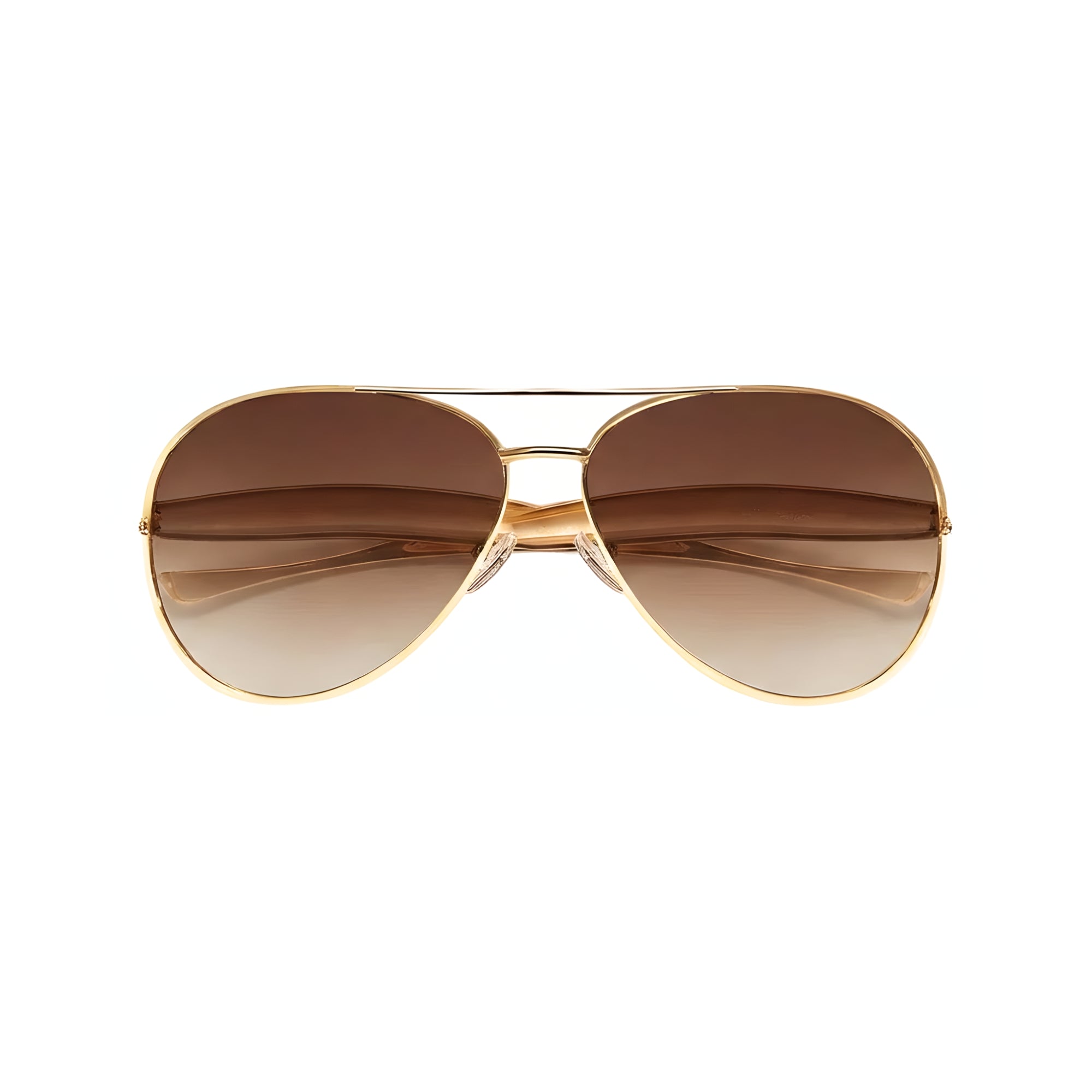 Aurelio Aviator Sunglasses - Gold Mocha