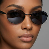 Aurelia Oval Sunglasses - Matte Ash