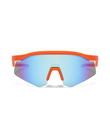 Xplorer Half-Rim Sports Sunglasses - Orange Blue