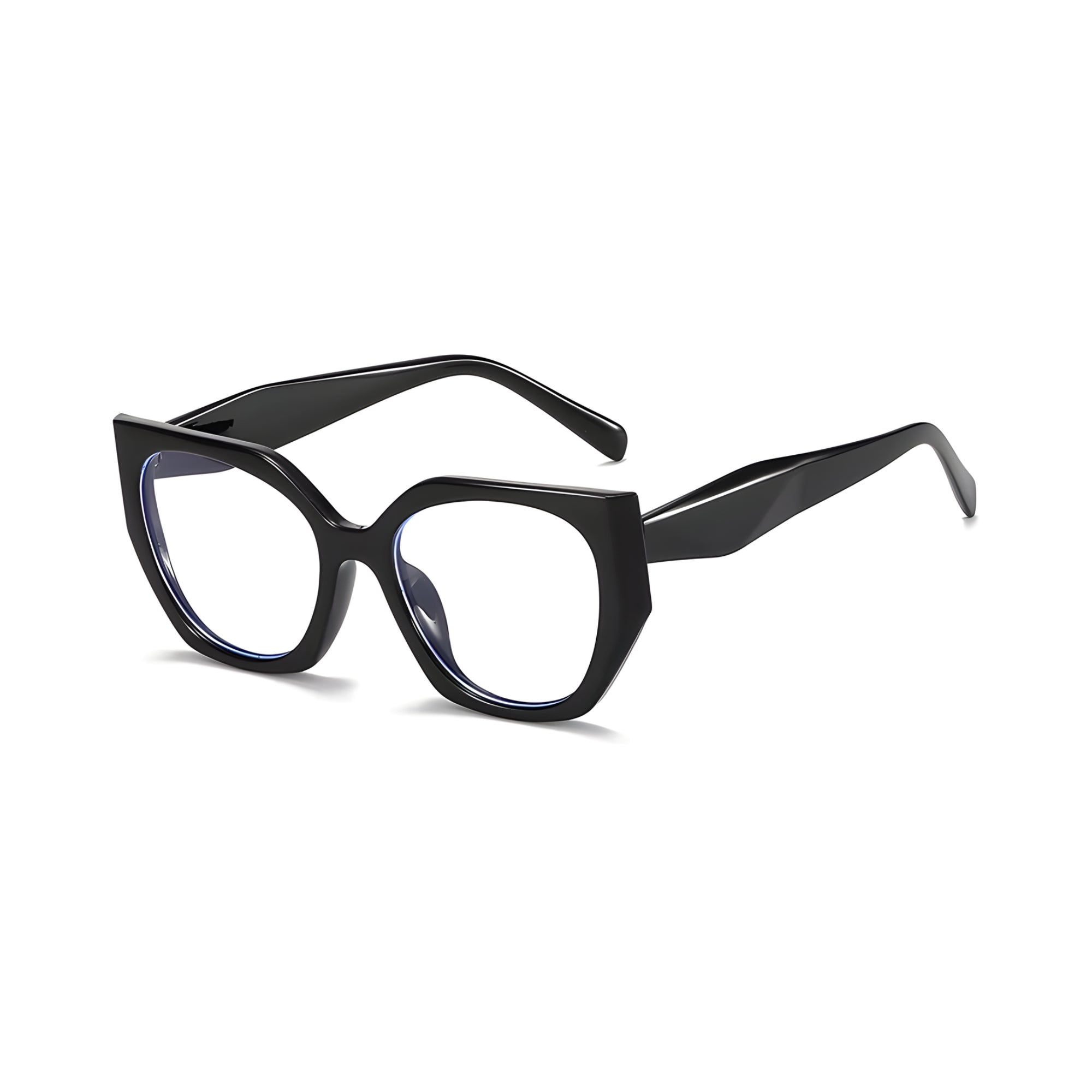 Diva Cateye Oversized Computer Glasses - Noir