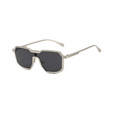 Monster Series Square Irregular Sunglasses For Men & Women - Onyx Silver