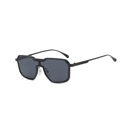 Monster Series Square Irregular Sunglasses For Men & Women - Midnight Black